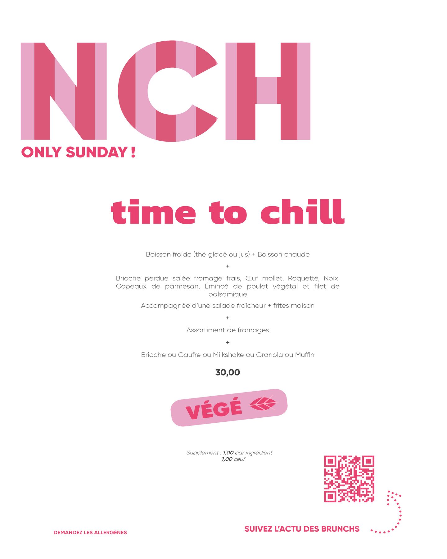 brunch végé du dimanche menu bay cake carcassonne